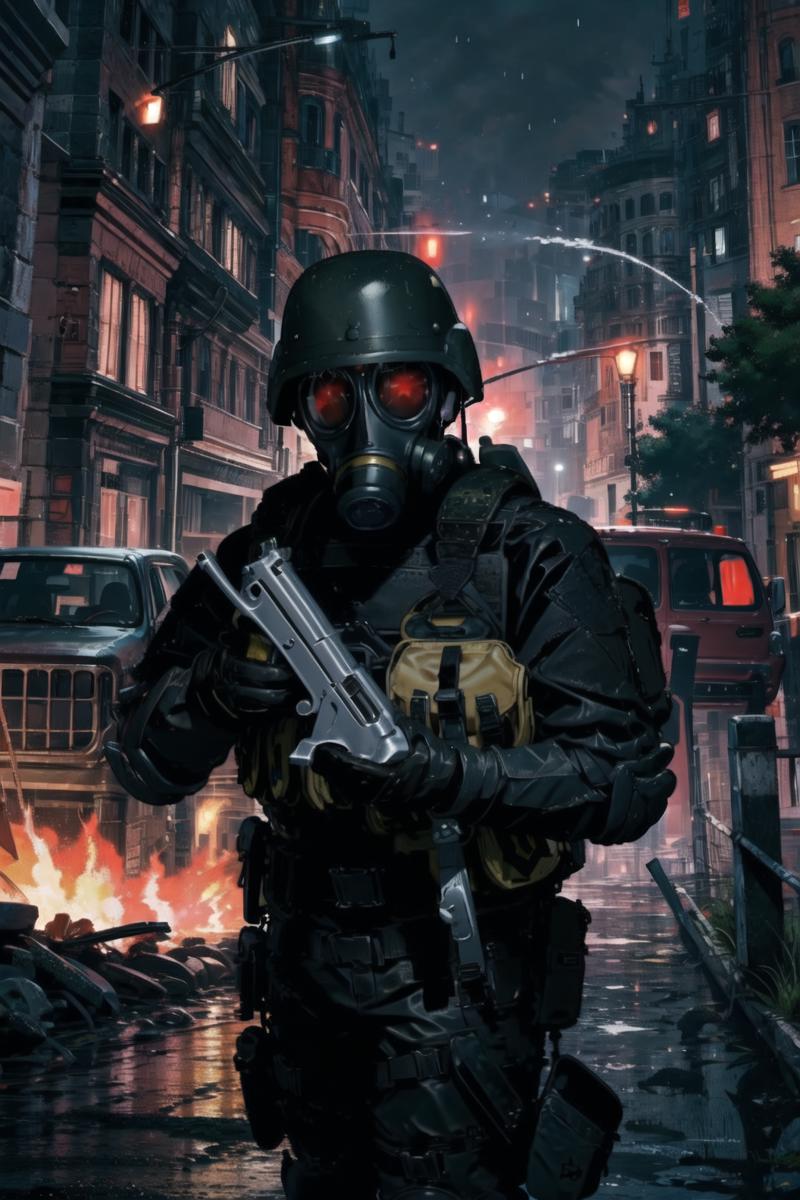 12303-3160627283-HUNK, HOLDING GUN, City on fire, night, rain, fire, apocalypse.png